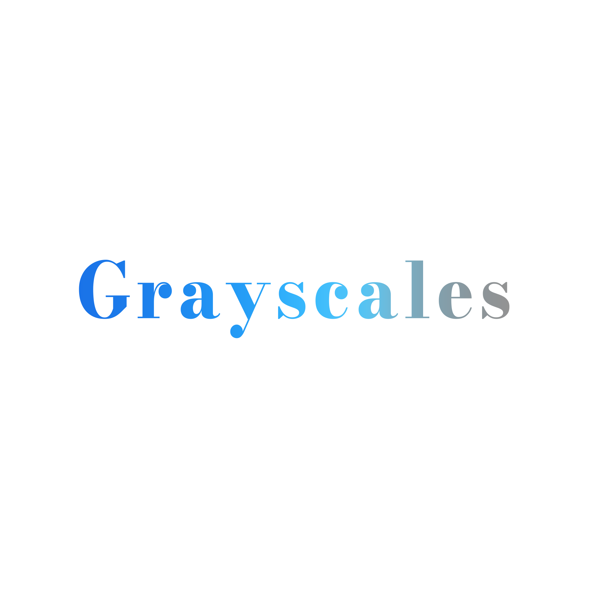 Grayscales Wordmark
